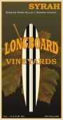 Longboard Russian River Syrah 2010 Front Label