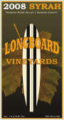 Longboard Russian River Syrah 2008 Front Label