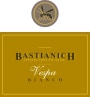 Bastianich Vespa Bianco 2009 Front Label