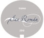 Bodega San Roman Toro 2010 Front Label