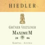 Hiedler Maximum Gruner Veltliner 2006 Front Label