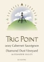 Trig Point Diamond Dust Vineyard Cabernet Sauvignon 2007 Front Label