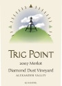 Trig Point Diamond Dust Vineyard Merlot 2007 Front Label