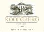 Roodeberg Western Cape White 2007 Front Label