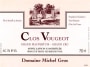 Domaine Michel Gros Clos de Vougeot Grand Maupertuis Grand Cru 2011 Front Label