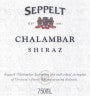 Seppelt Chalambar Shiraz 2014 Front Label