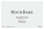 RockBare Shiraz 2012 Front Label