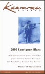 Kawarau Estate Sauvignon Blanc 2006 Front Label