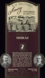 Kay Brothers Amery Vineyards Hillside Shiraz 2006 Front Label