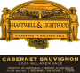 Hastwell and Lightfoot Cabernet Sauvignon 2009 Front Label