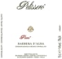 Pelissero Barbera d'Alba Piani 2011 Front Label