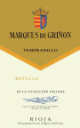 Marques de Grinon Rioja Tempranillo 2012 Front Label