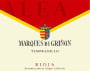 Marques de Grinon Rioja Alea 2009 Front Label