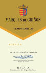 Marques de Grinon Rioja Tempranillo 2014 Front Label