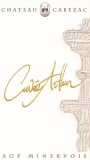 Chateau Cabezac Minervois Cuvee Arthur 2013 Front Label