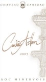 Chateau Cabezac Minervois Cuvee Arthur 2005 Front Label
