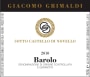 Giacomo Grimaldi Barolo Sotto Castello di Novello 2010 Front Label