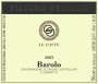 Giacomo Grimaldi Barolo Le Coste 2003 Front Label