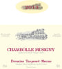 Domaine Taupenot-Merme Chambolle Musigny 2013 Front Label