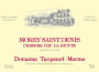 Domaine Taupenot-Merme Morey Saint Denis La Riotte Premier Cru 2010 Front Label