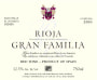 Gran Familia Rioja 2003 Front Label