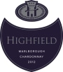 Highfield Chardonnay 2012 Front Label