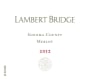 Lambert Bridge Merlot 2012 Front Label