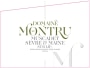 Domaine du Montru Muscadet Sevre et Maine Sur Lie 2015 Front Label