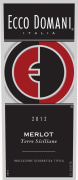 Ecco Domani Merlot 2012 Front Label