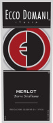Ecco Domani Merlot 2010 Front Label