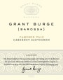Grant Burge Cameron Vale Cabernet Sauvignon 2010 Front Label