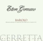 Ettore Germano Barolo Cerretta 2009 Front Label