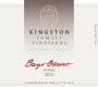 Kingston Family Vineyards Bayo Oscuro Syrah 2012 Front Label