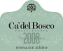 Ca' del Bosco Franciacorta Dosage Zero 2008 Front Label