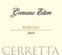 Ettore Germano Barolo Cerretta 2004 Front Label