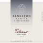 Kingston Family Vineyards Tobiano Pinot Noir 2013 Front Label
