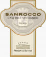 Feudo Principi di Butera Sanrocco Cabernet Sauvignon 2002 Front Label