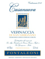 Fontaleoni Vernaccia di San Gimignano Vigna Casanuova 2012 Front Label