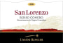 Umani Ronchi San Lorenz Conero Rosso 2008 Front Label