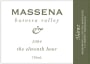 Massena The Eleventh Hour Shiraz 2004 Front Label
