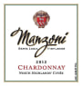 Manzoni Estate Vineyards Chardonnay 2012 Front Label