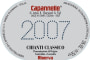 Capannelle Chianti Classico Riserva 2007 Front Label