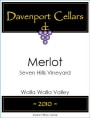 Davenport Cellars Merlot 2010 Front Label