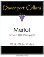 Davenport Cellars Merlot 2011 Front Label