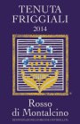 Friggiali Rosso di Montalcino 2014 Front Label