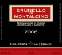 Casanuova delle Cerbaie Brunello di Montalcino 2006 Front Label