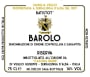 Cascina Bruni Barolo Batistot Riserva 2009 Front Label
