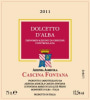 Cascina Fontana Dolcetto d'Alba 2011 Front Label
