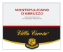 Villa Cervia Montepulciano D'Abruzzo 2014 Front Label