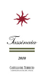 Castello del Terriccio Tassinaia 2010 Front Label